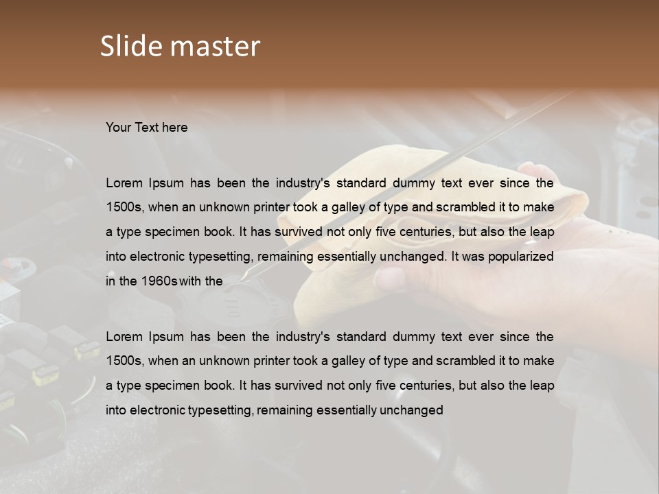 Air System Supply PowerPoint Template