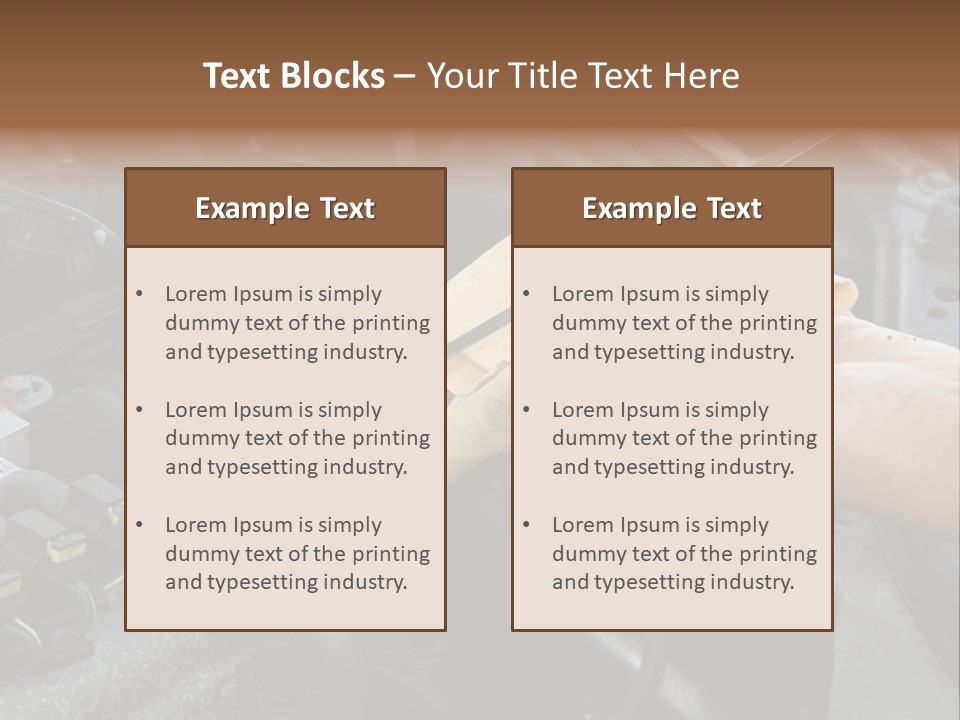 Air System Supply PowerPoint Template