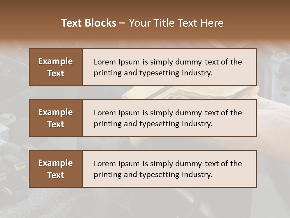 Air System Supply PowerPoint Template