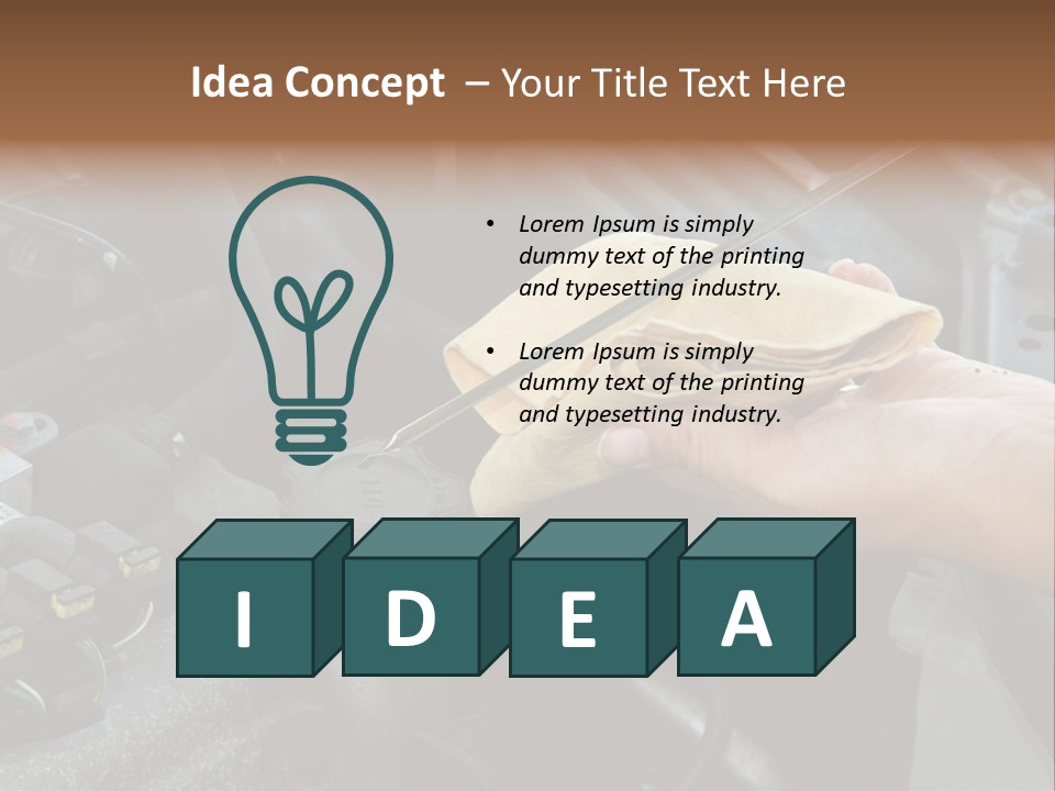Air System Supply PowerPoint Template