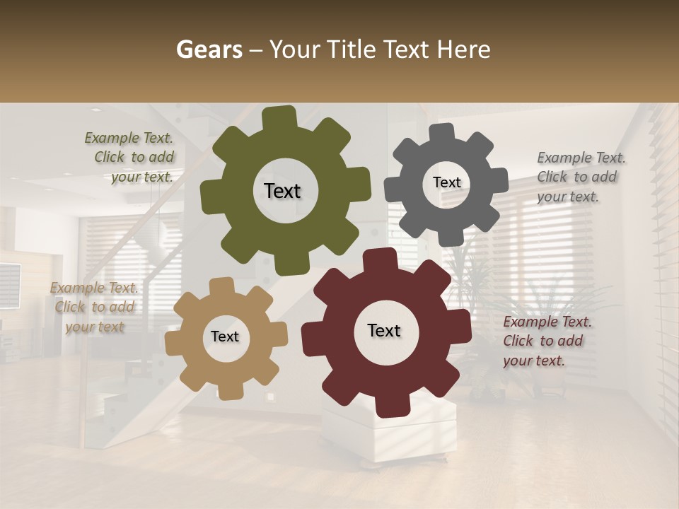 Cool Ventilation Switch PowerPoint Template