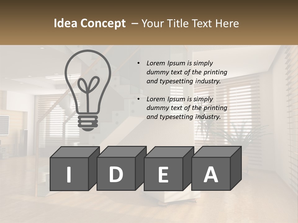Cool Ventilation Switch PowerPoint Template