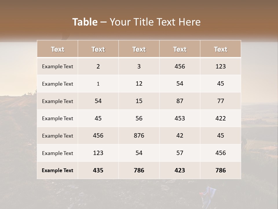 Power Cool Cold PowerPoint Template