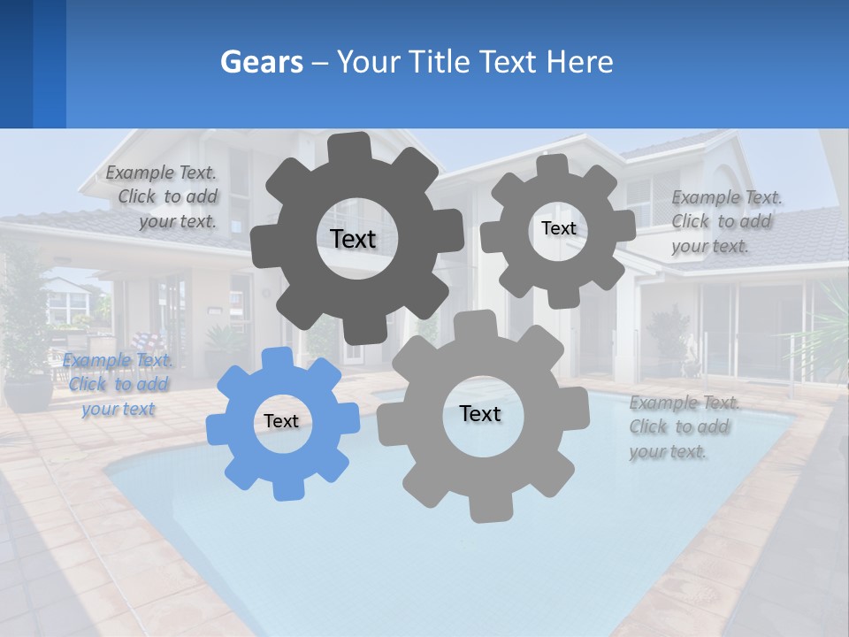 Technology House Cooling PowerPoint Template