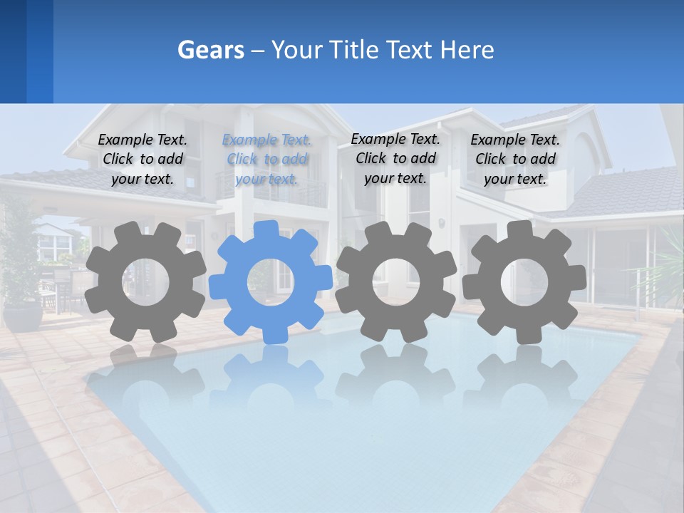 Technology House Cooling PowerPoint Template