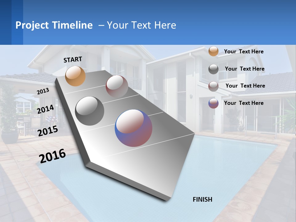 Technology House Cooling PowerPoint Template