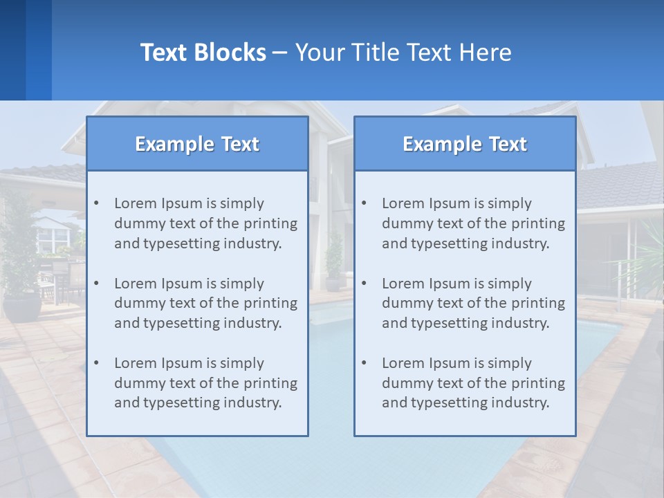 Technology House Cooling PowerPoint Template