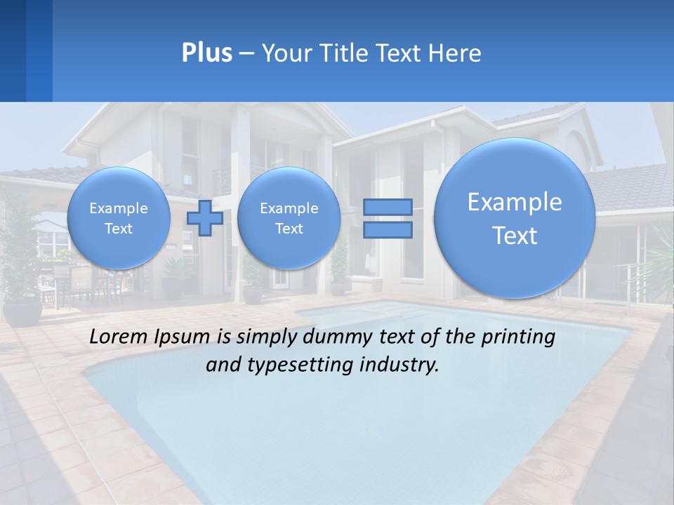 Technology House Cooling PowerPoint Template