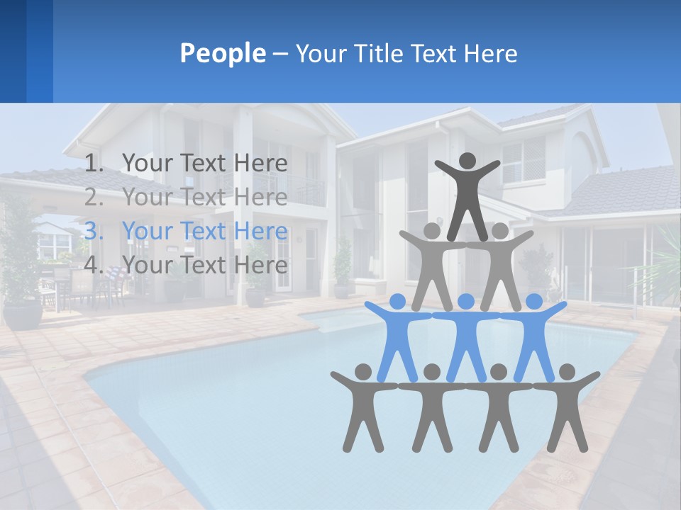 Technology House Cooling PowerPoint Template