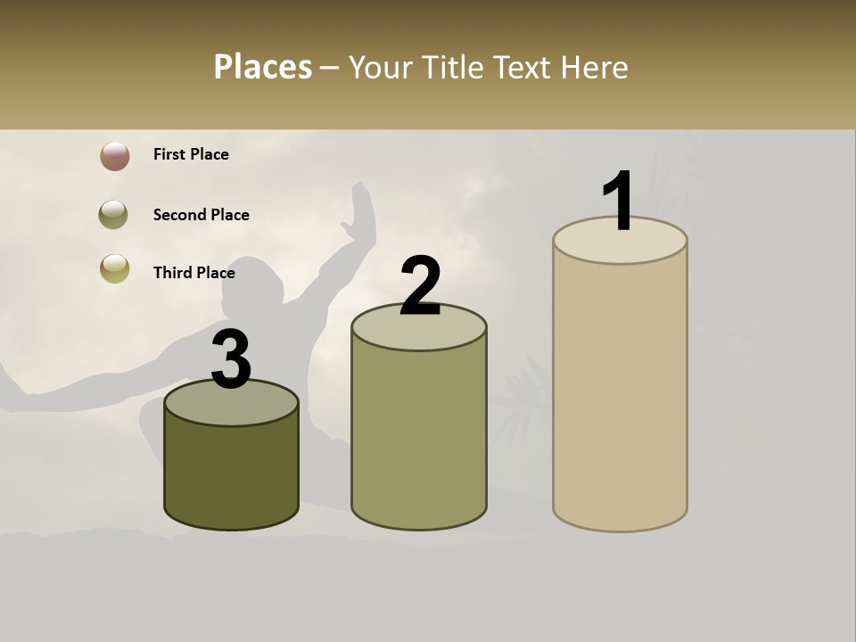 Electric Unit White PowerPoint Template