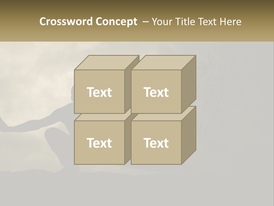 Electric Unit White PowerPoint Template