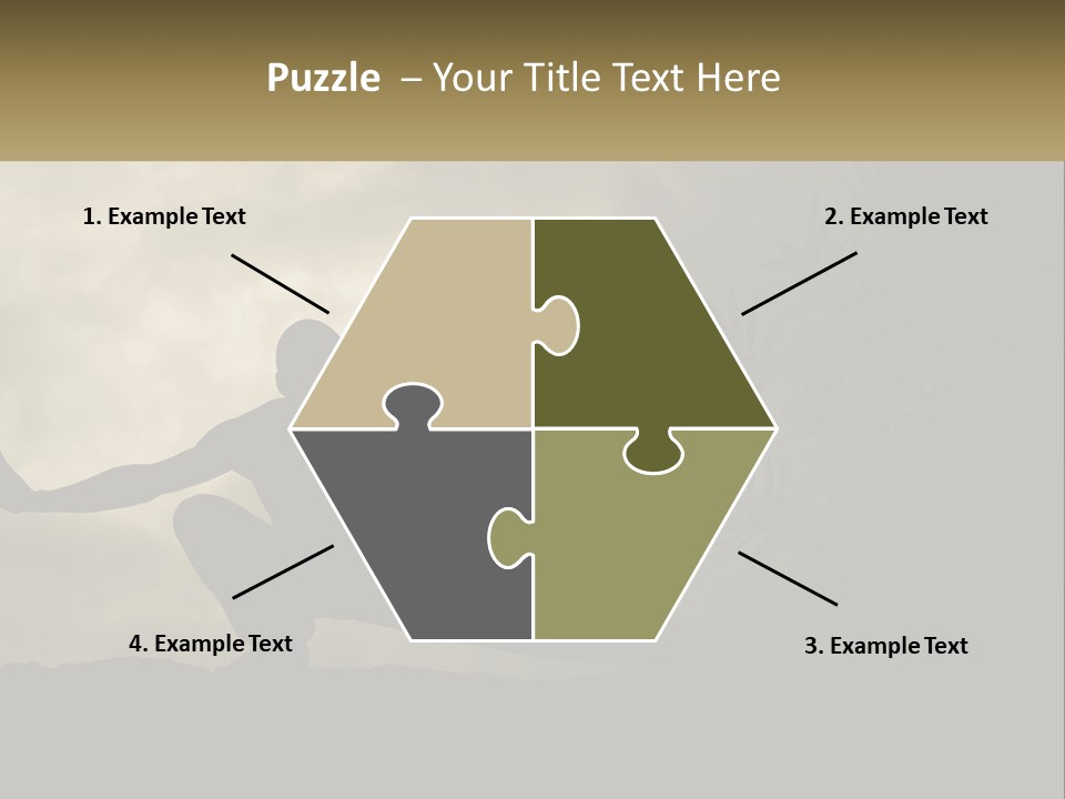 Electric Unit White PowerPoint Template