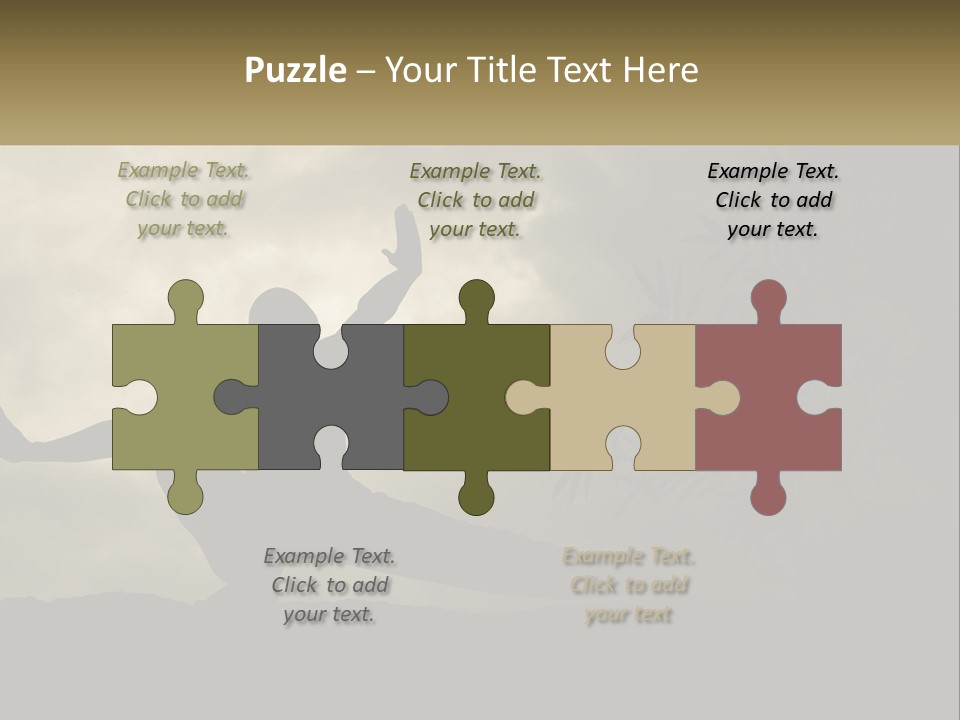 Electric Unit White PowerPoint Template