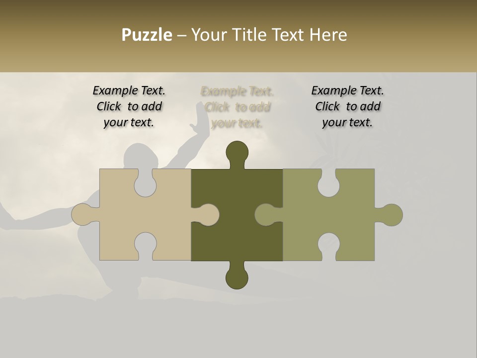 Electric Unit White PowerPoint Template