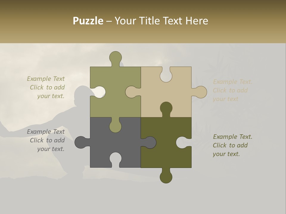 Electric Unit White PowerPoint Template