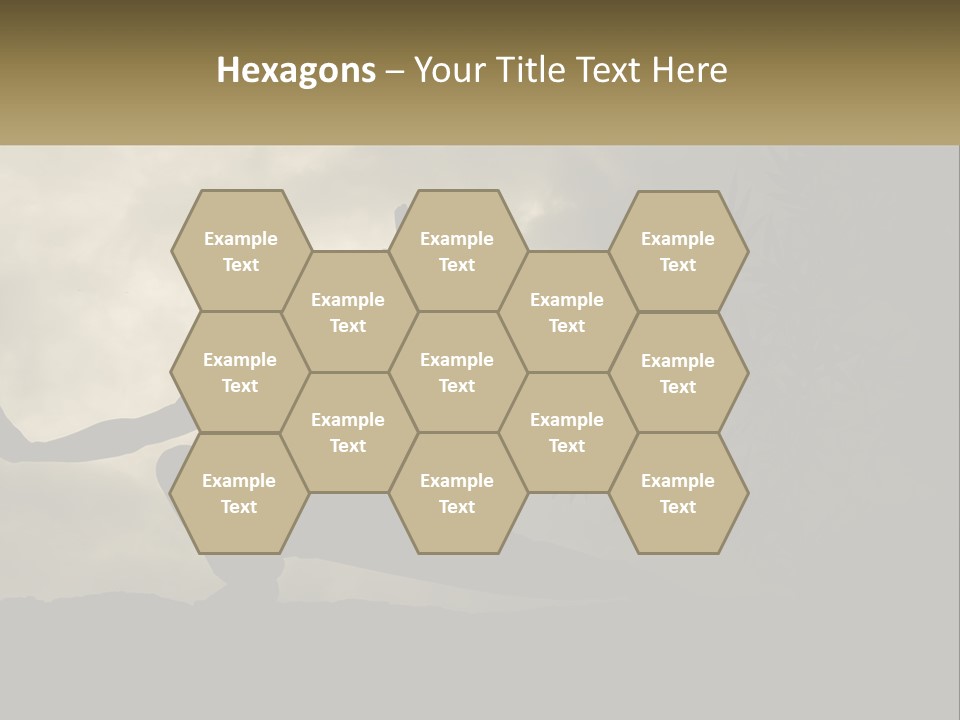 Electric Unit White PowerPoint Template