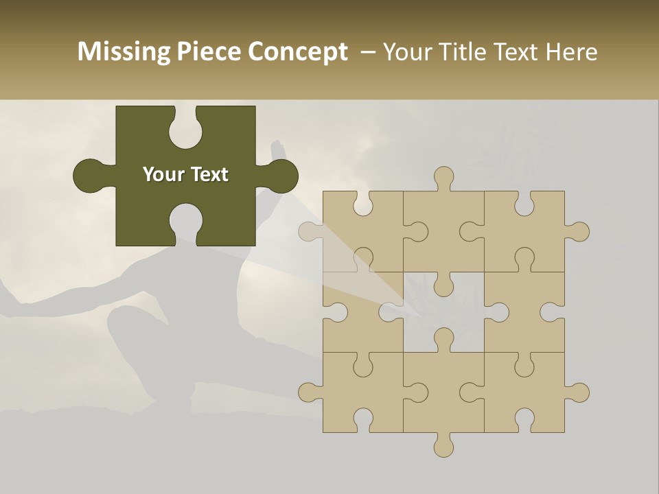 Electric Unit White PowerPoint Template