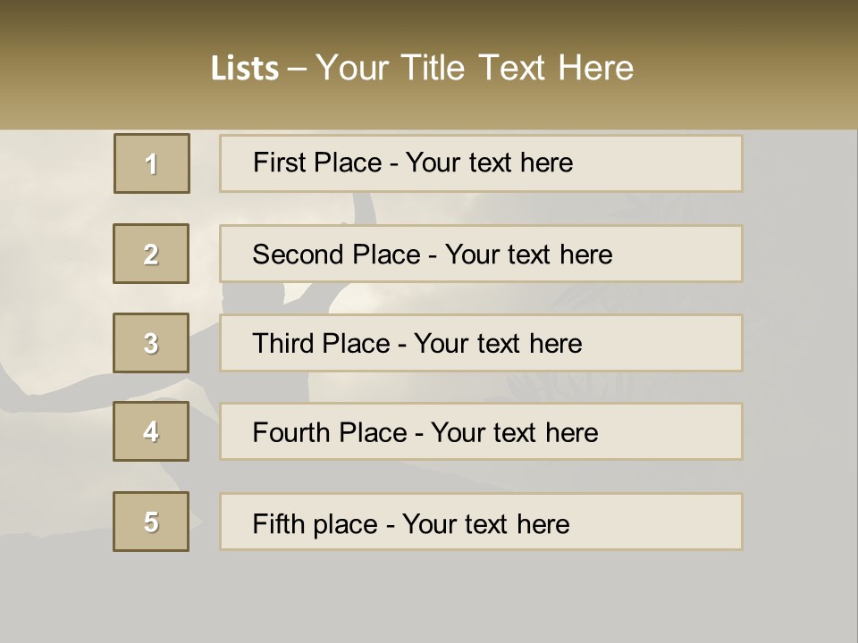 Electric Unit White PowerPoint Template