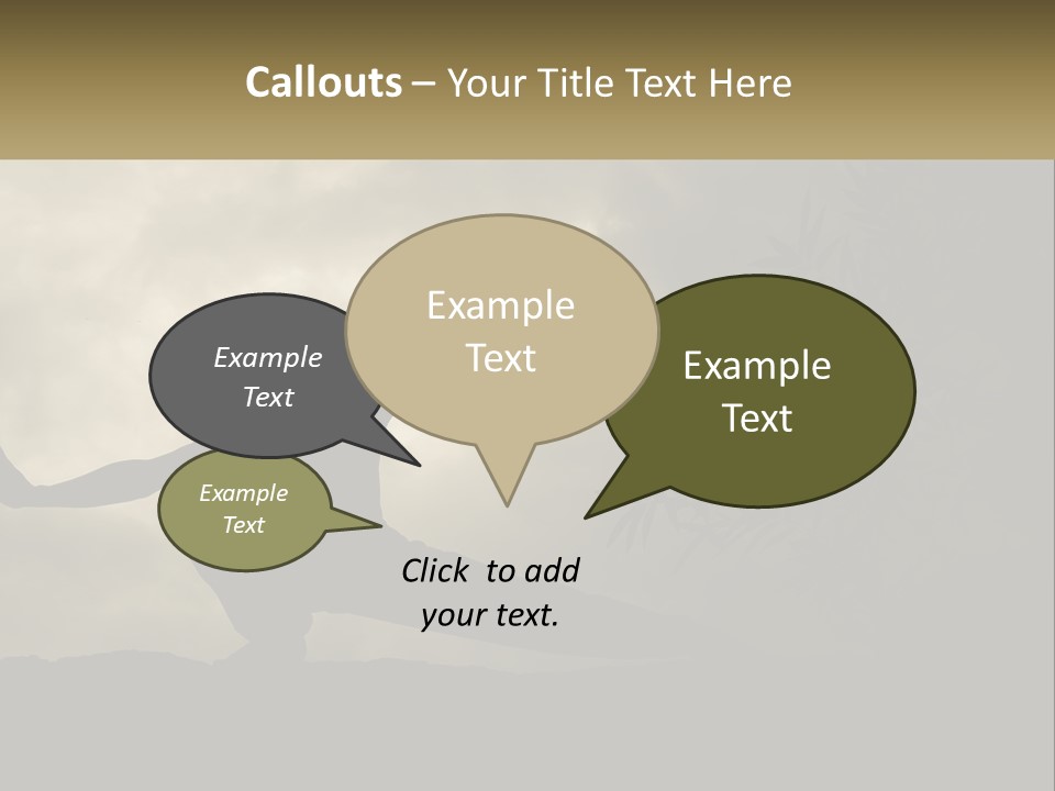 Electric Unit White PowerPoint Template