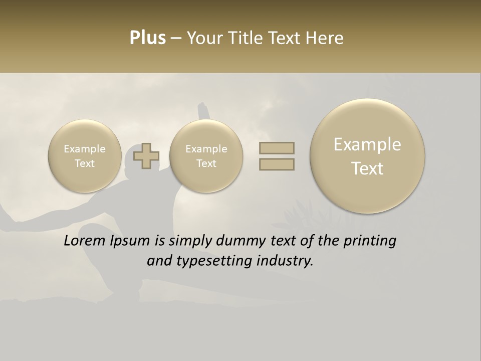 Electric Unit White PowerPoint Template