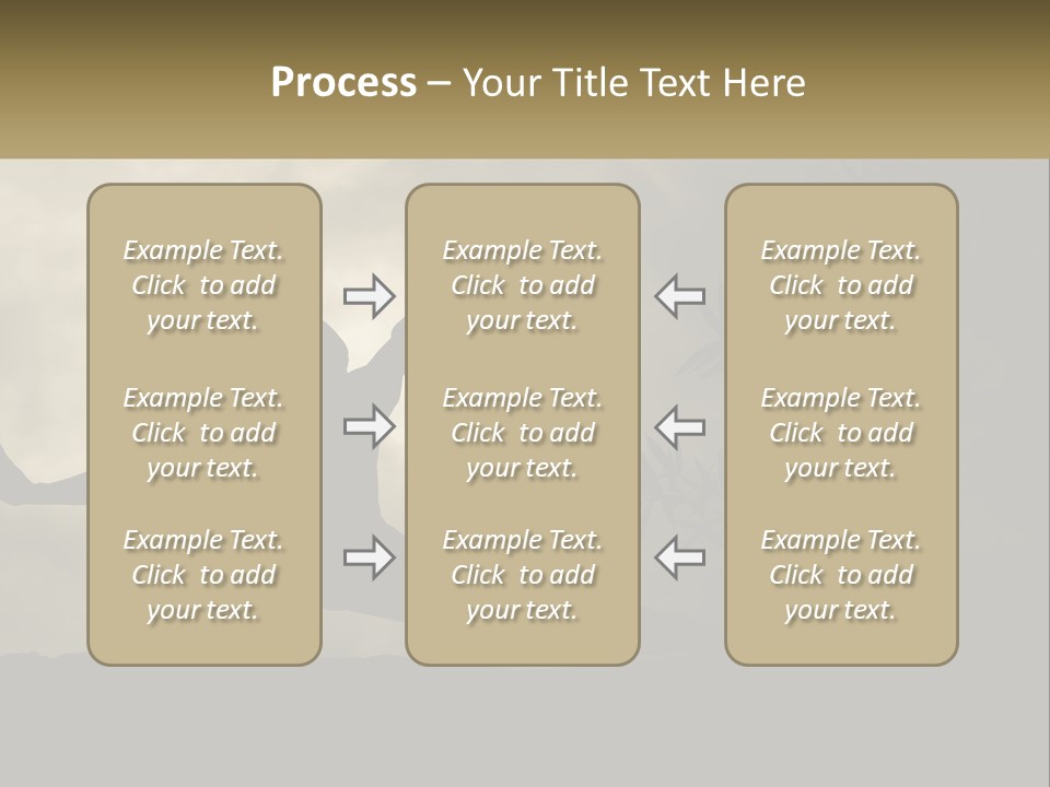 Electric Unit White PowerPoint Template