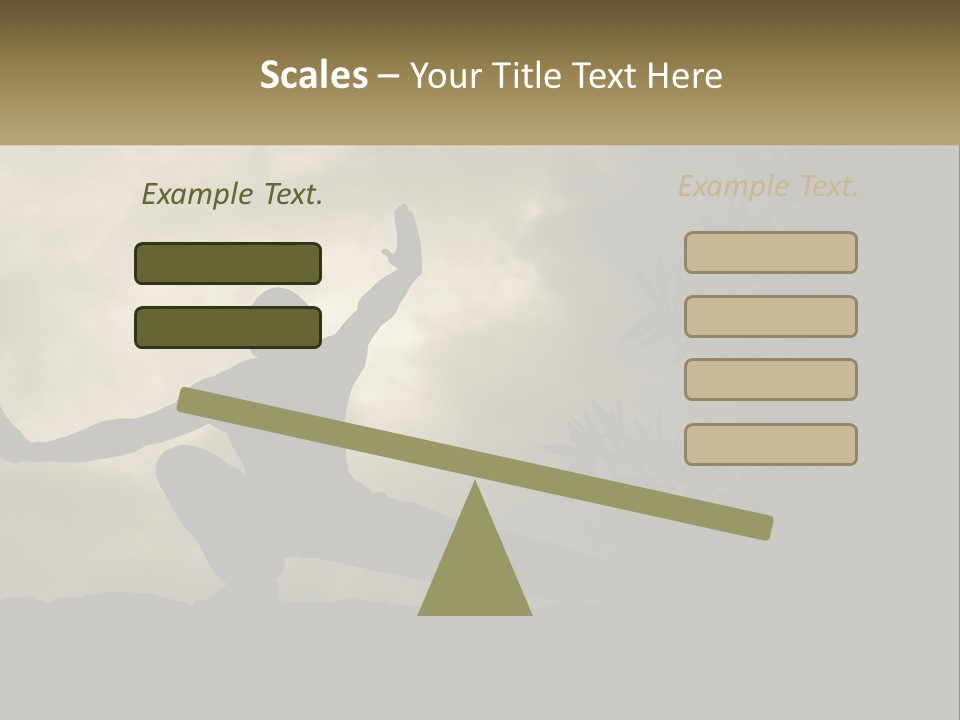 Electric Unit White PowerPoint Template