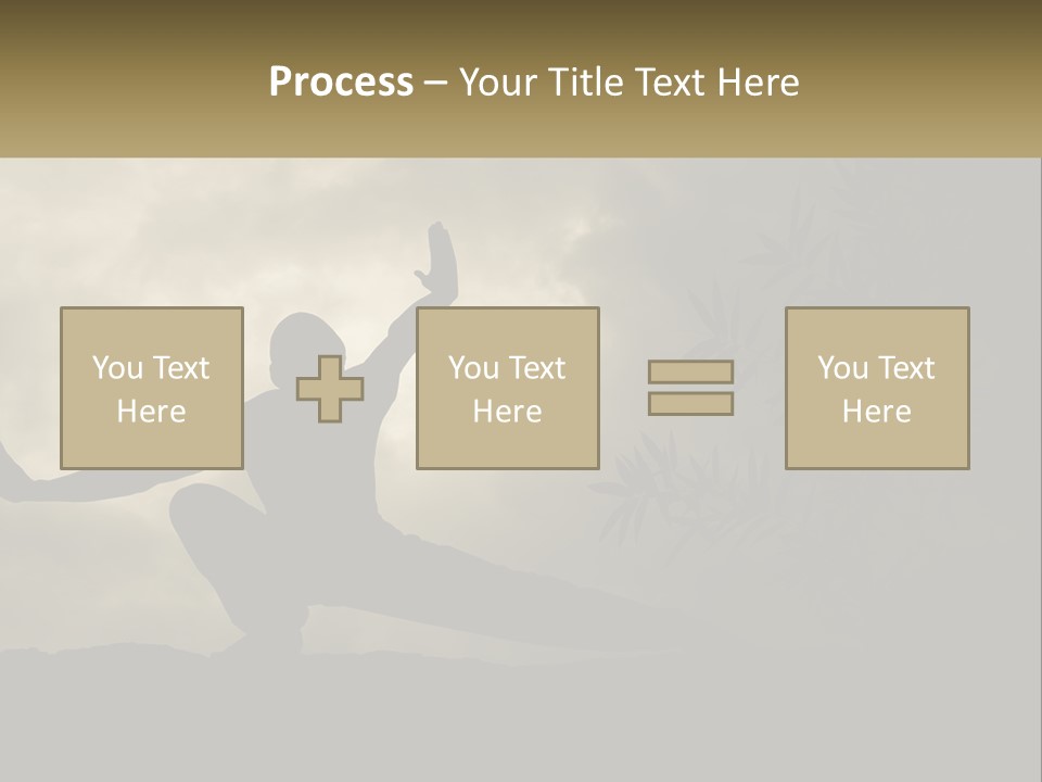 Electric Unit White PowerPoint Template