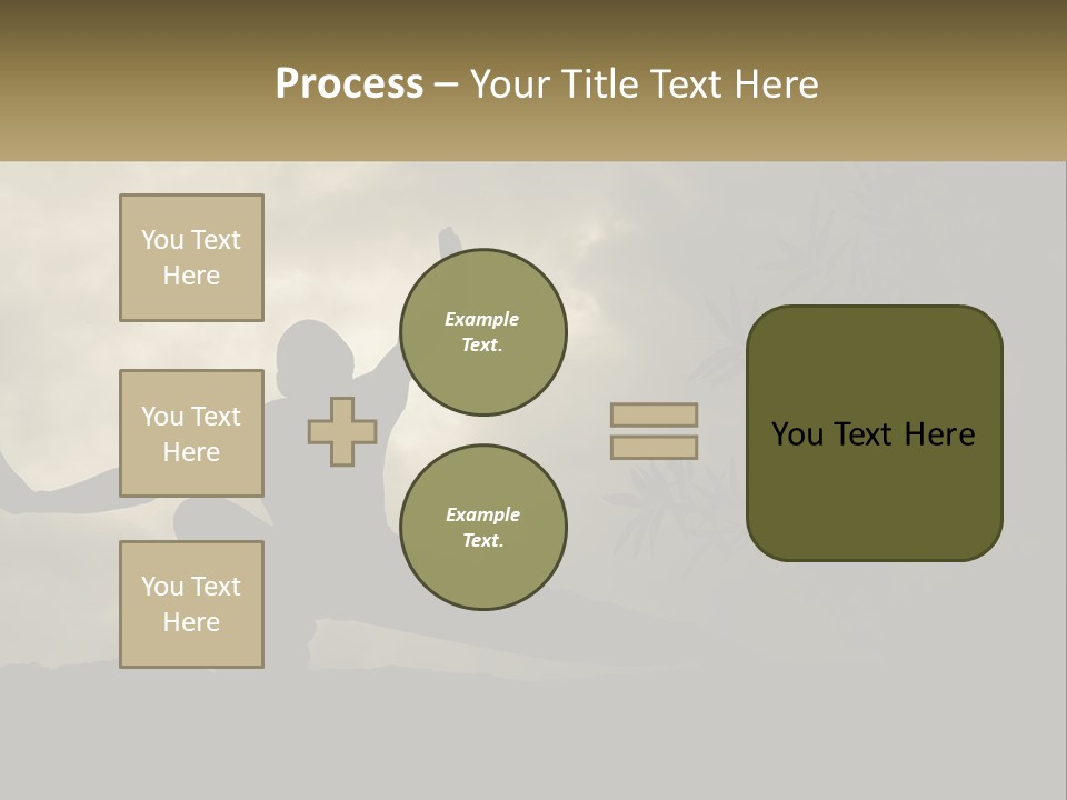 Electric Unit White PowerPoint Template