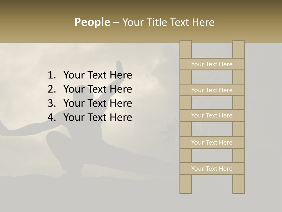 Electric Unit White PowerPoint Template