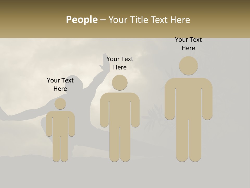 Electric Unit White PowerPoint Template