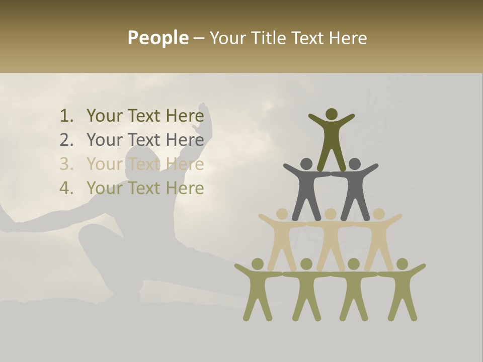 Electric Unit White PowerPoint Template