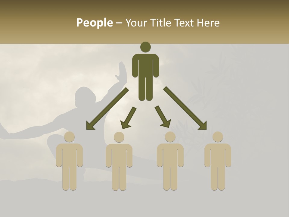 Electric Unit White PowerPoint Template