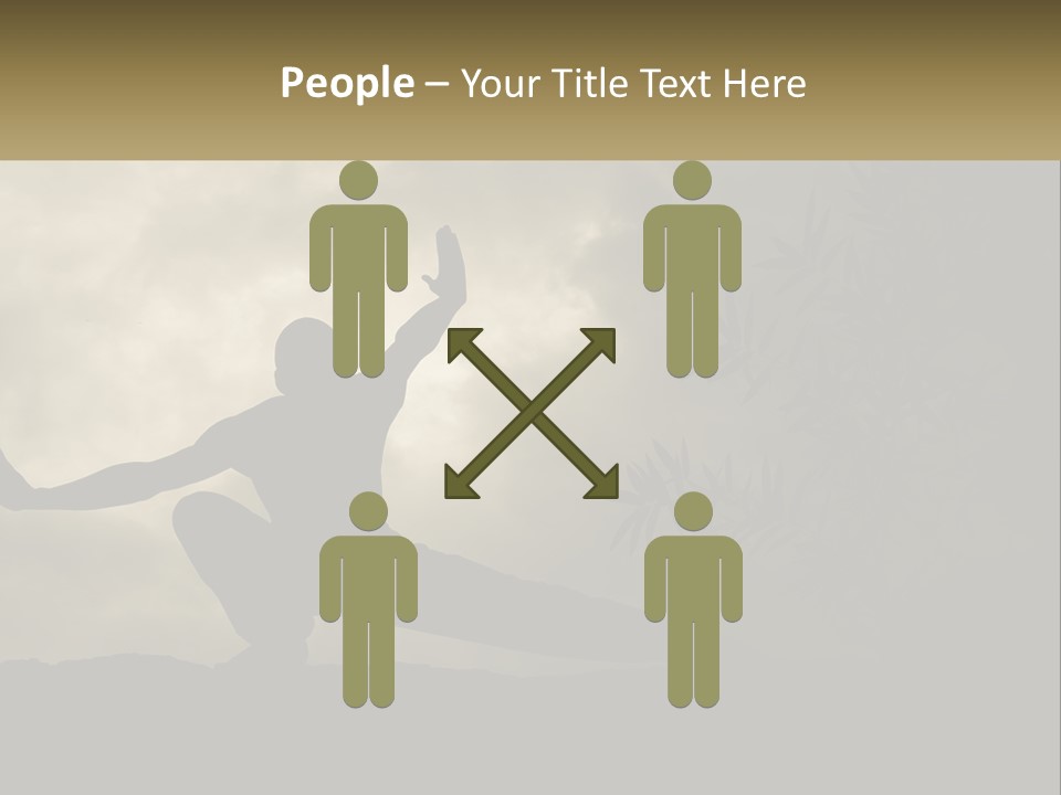 Electric Unit White PowerPoint Template