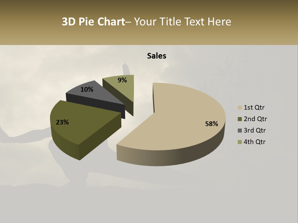 Electric Unit White PowerPoint Template