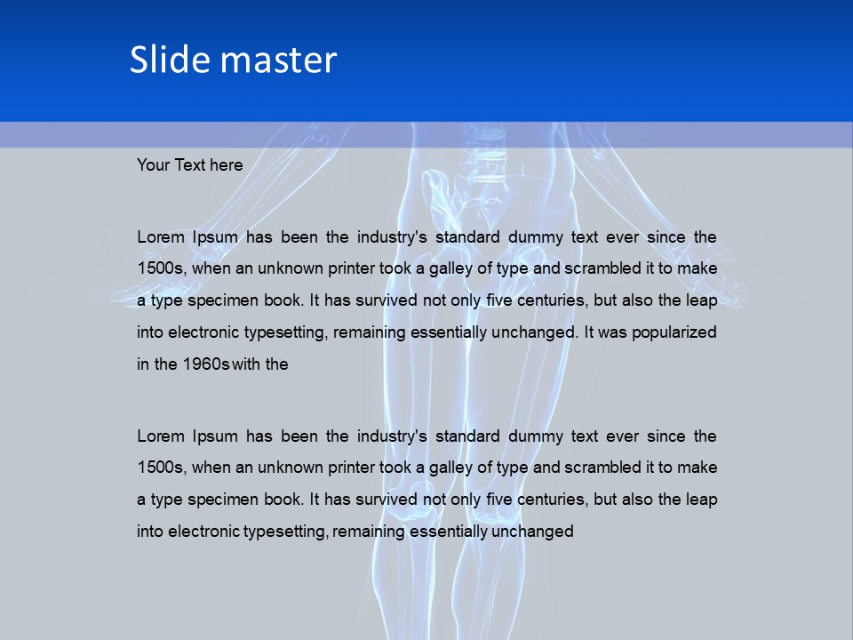 Equipment Unit Power PowerPoint Template