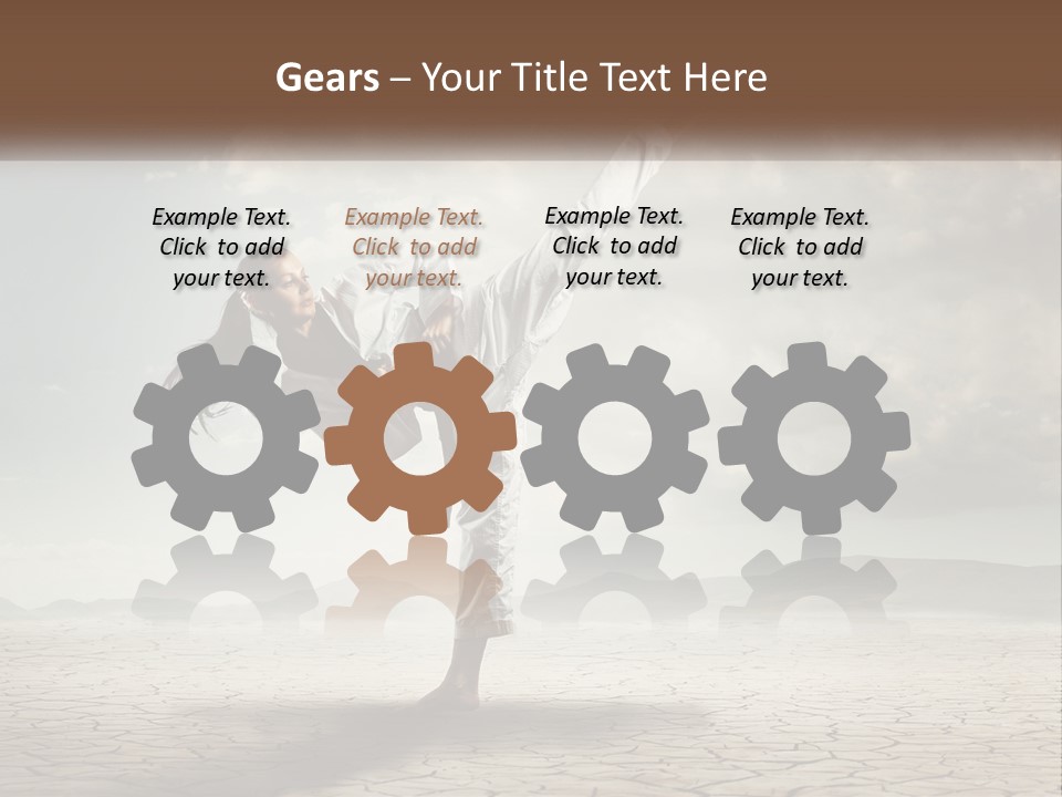 Home White Ventilation PowerPoint Template