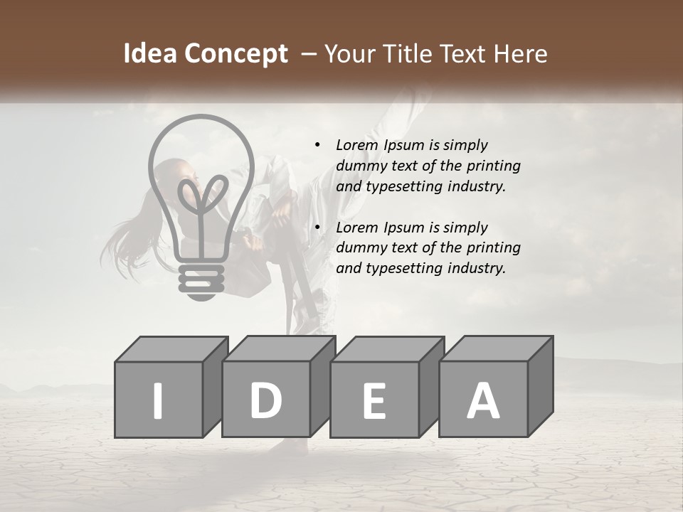 Home White Ventilation PowerPoint Template