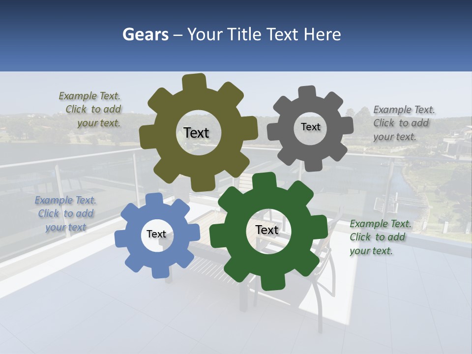 White House Ventilation PowerPoint Template