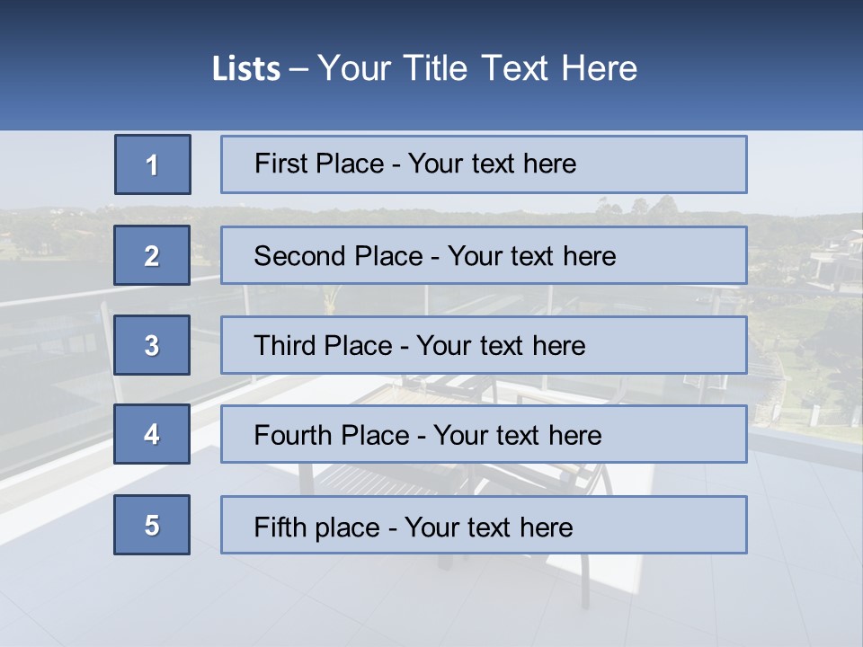 White House Ventilation PowerPoint Template