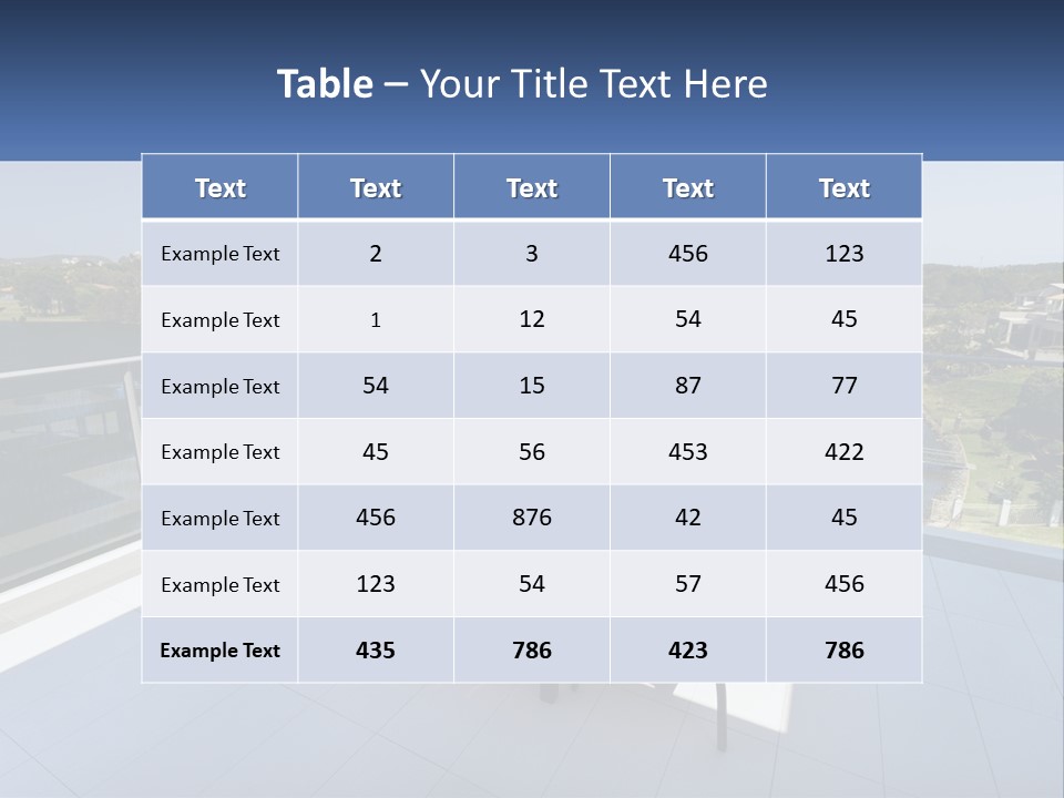 White House Ventilation PowerPoint Template
