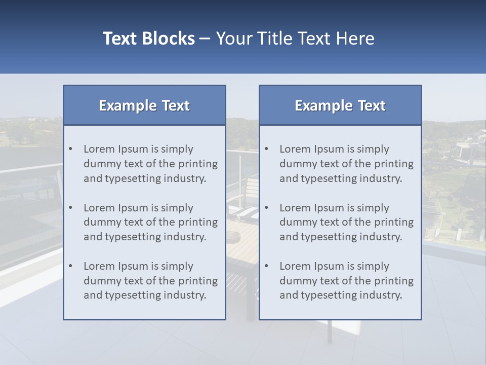 White House Ventilation PowerPoint Template