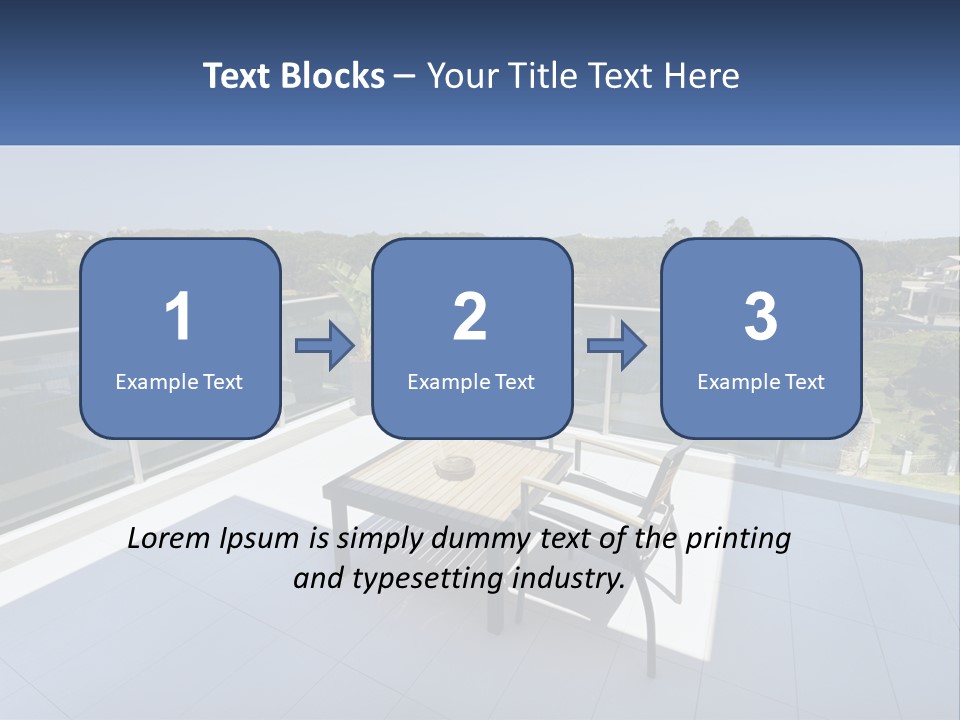 White House Ventilation PowerPoint Template