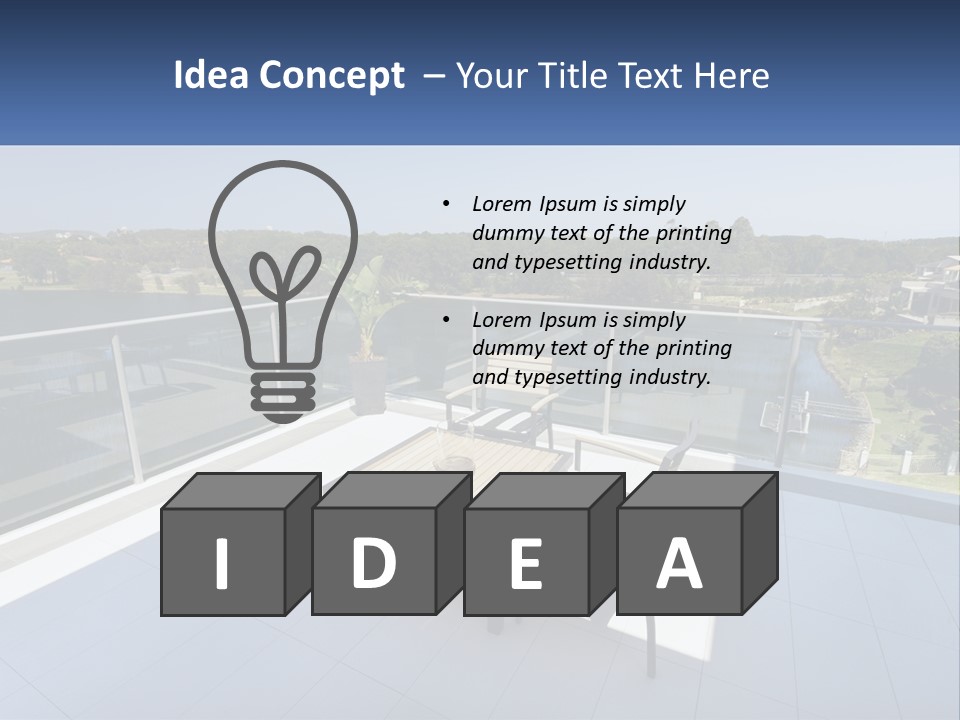 White House Ventilation PowerPoint Template