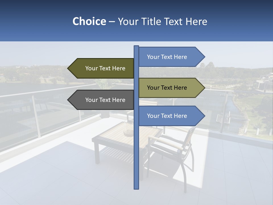 White House Ventilation PowerPoint Template