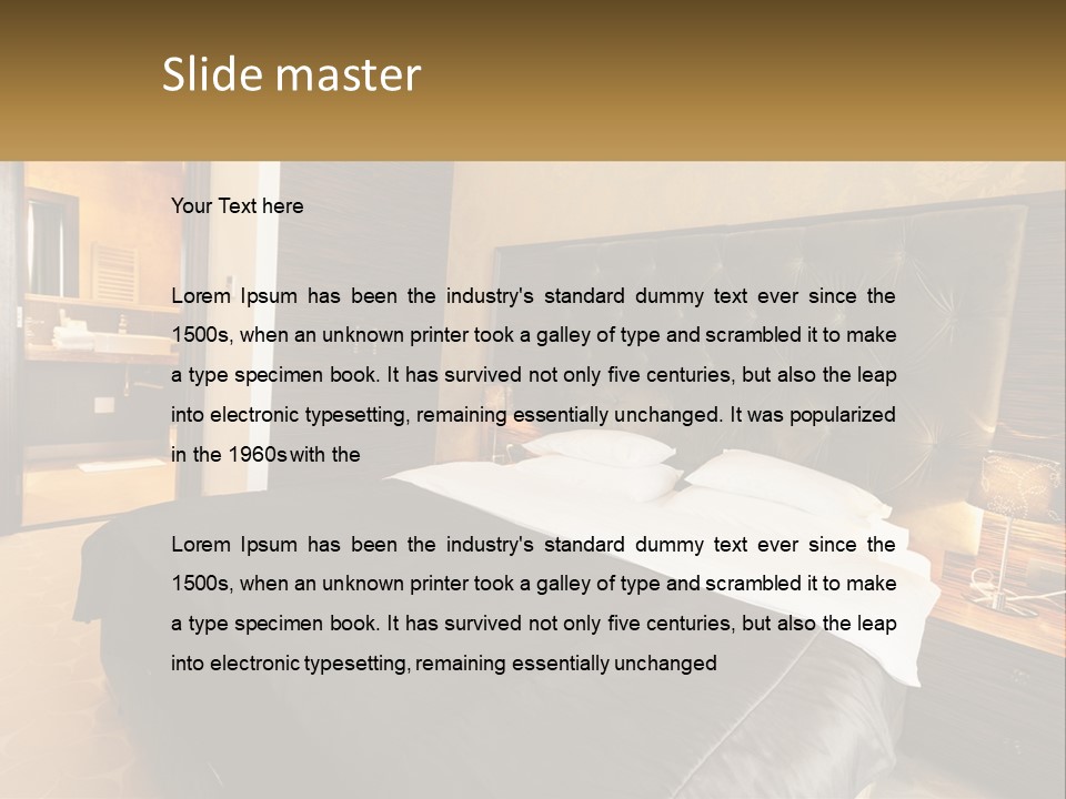 Supply House Electricity PowerPoint Template