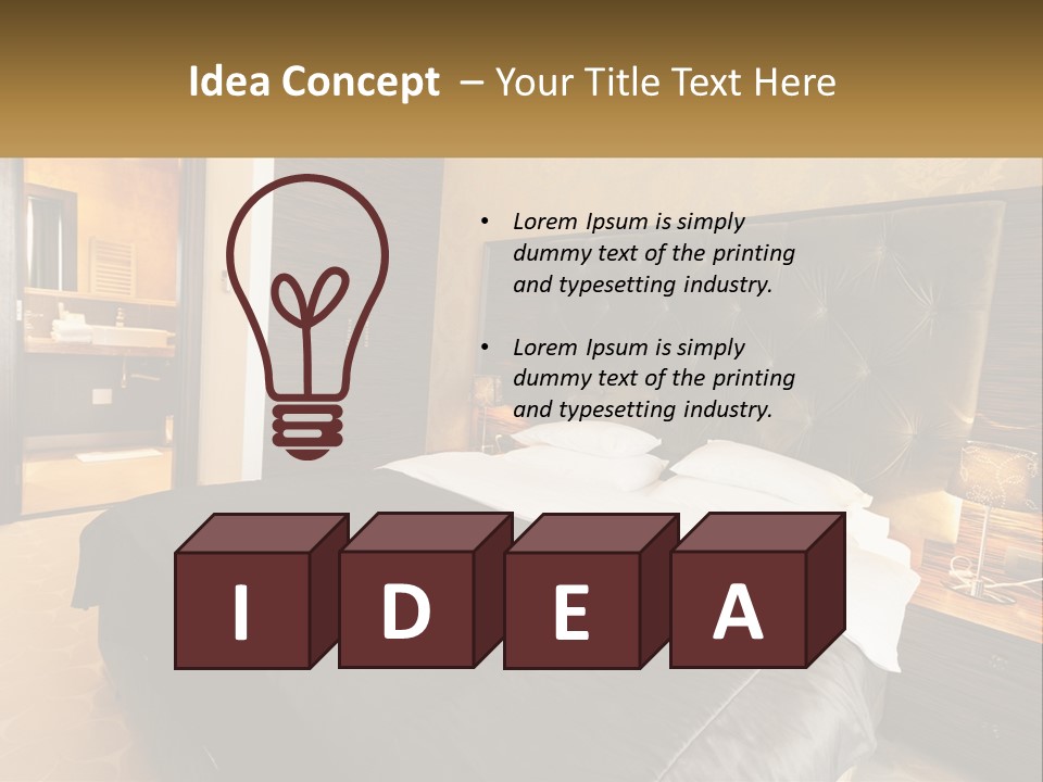 Supply House Electricity PowerPoint Template