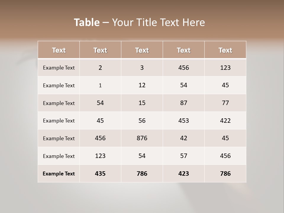 Unit Power House PowerPoint Template