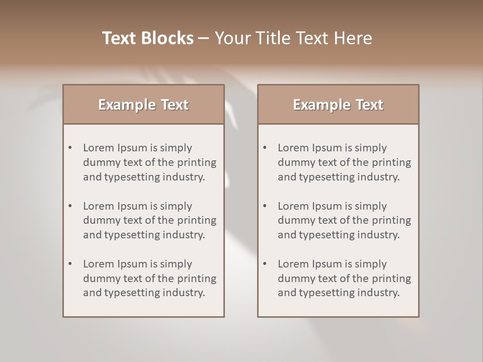 Unit Power House PowerPoint Template