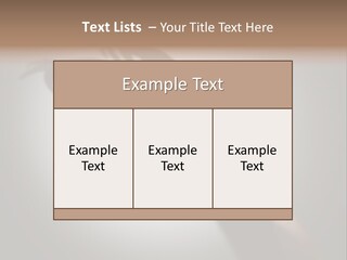 Unit Power House PowerPoint Template