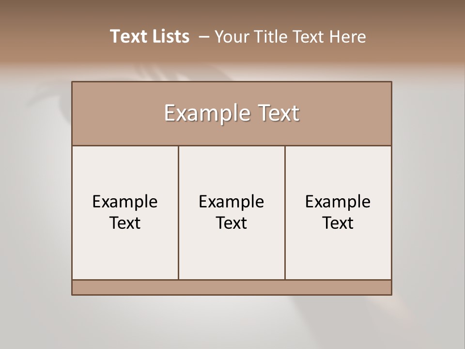 Unit Power House PowerPoint Template